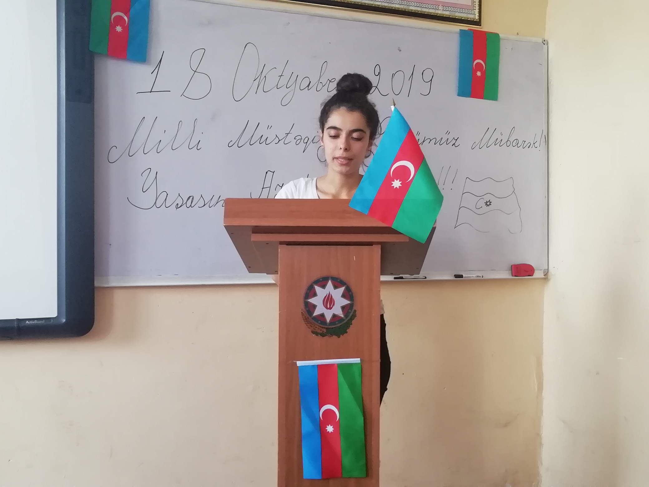 Lənkəran Dövlət Humanitar Kollecində müstəqillik gününə həsr edilmiş açıq dərs keçirilib